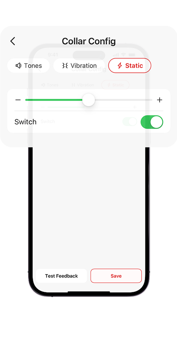 Adjustable Feedback Settings
